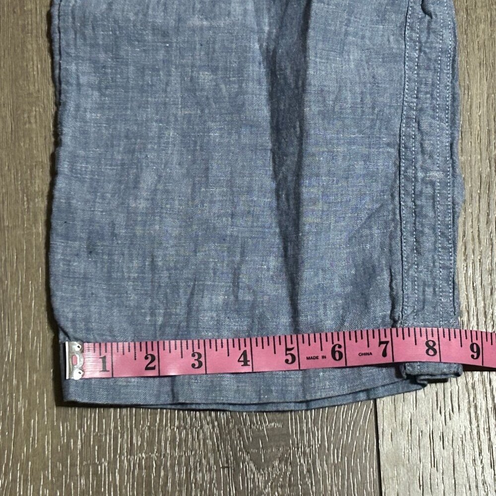 ATHLETA Cabo Linen Wide Leg Pants Size 2 Chambray Blue - Picture 11 of 12